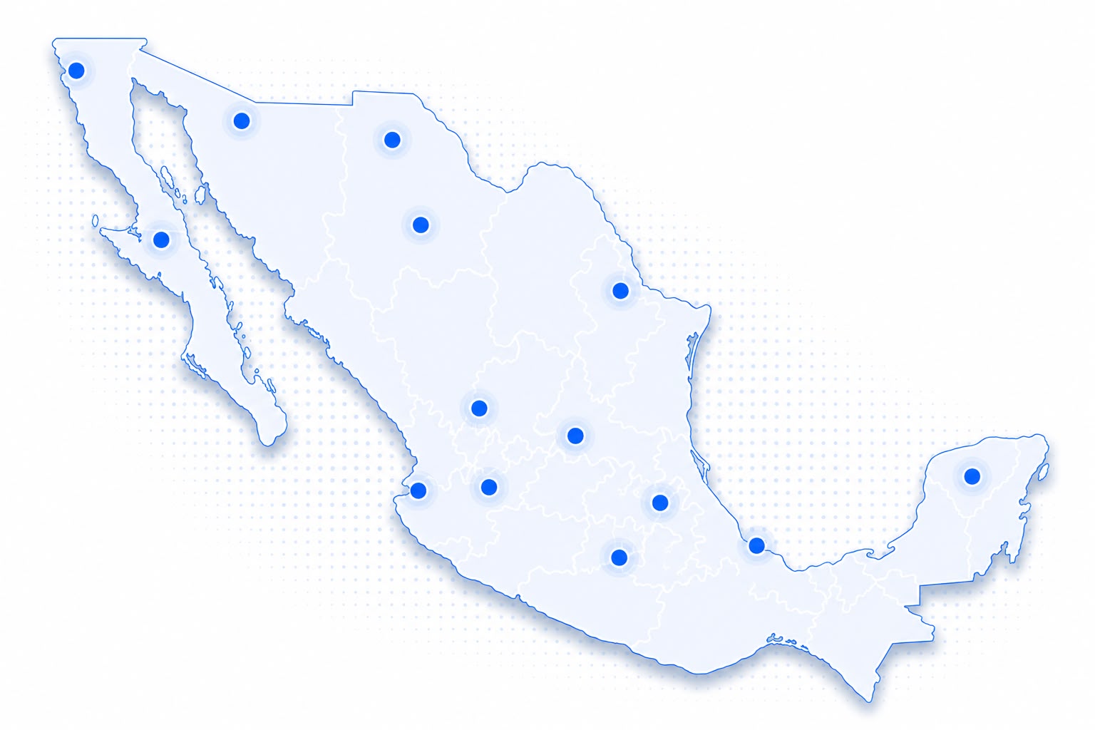 Mapa de presencia Refexa en México